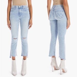 Mother Insider Crop Step Chew Jeans 24